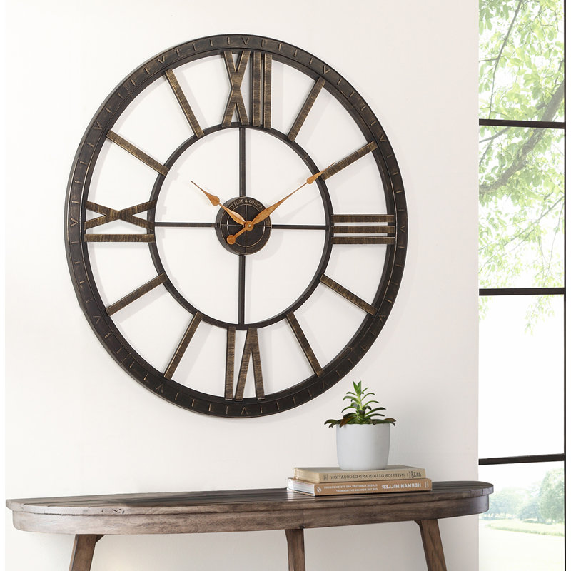 FirsTime Oversized Time 40" Wall Clock & Reviews Wayfair